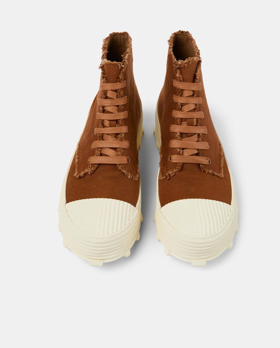 Botines unisex Traktori con cordones - camperlab - Marrón Marrón-3