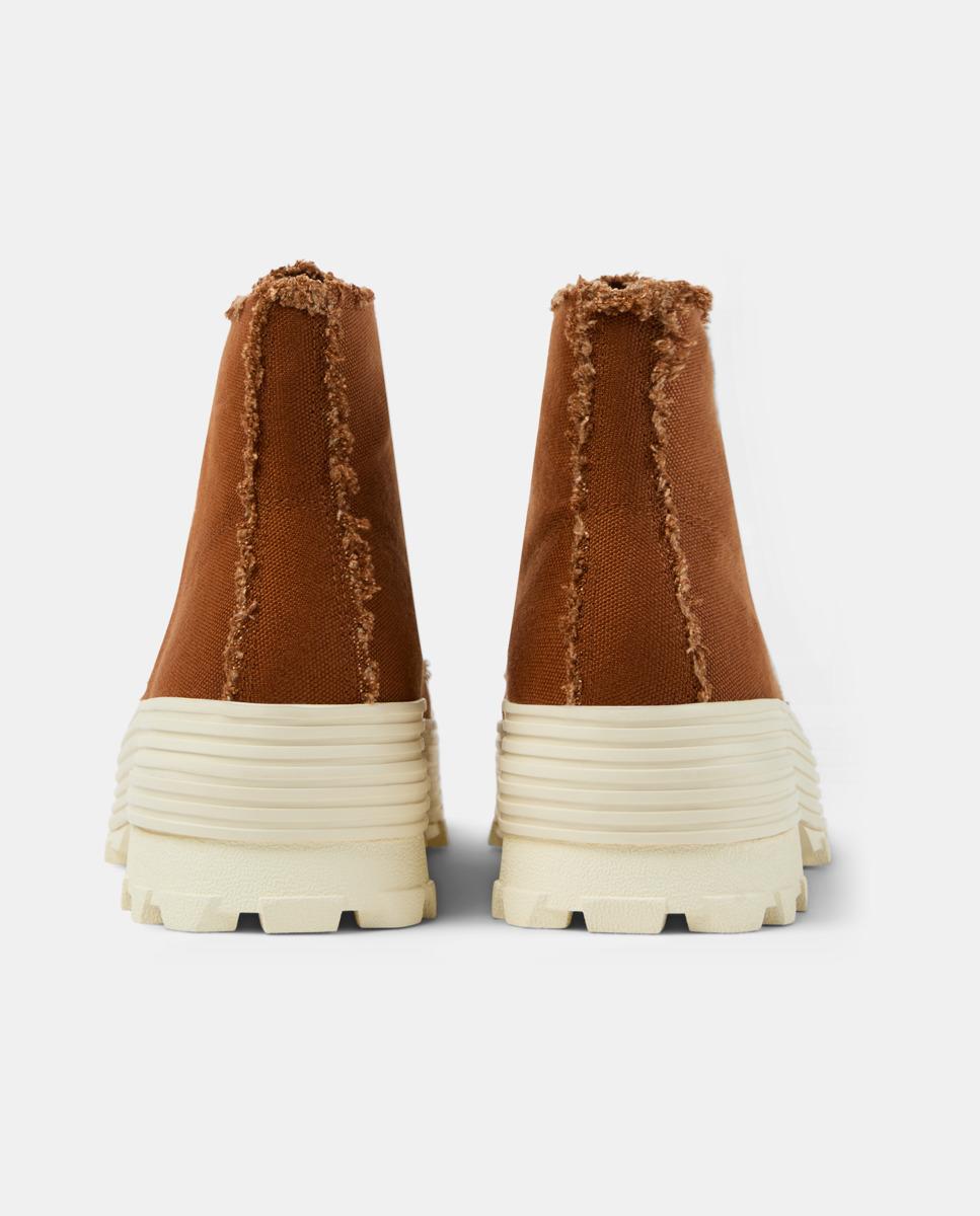 Botines unisex Traktori con cordones - camperlab - Marrón Marrón-2
