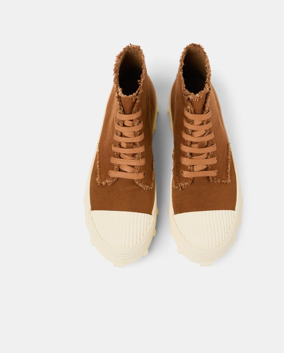 Botines unisex Traktori con cordones - camperlab - Marrón Marrón-4