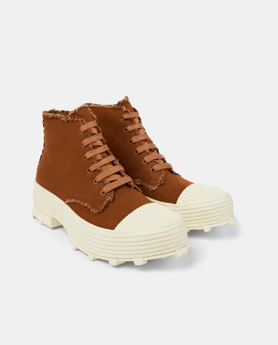 Botines unisex Traktori con cordones - camperlab - Marrón Marrón-5