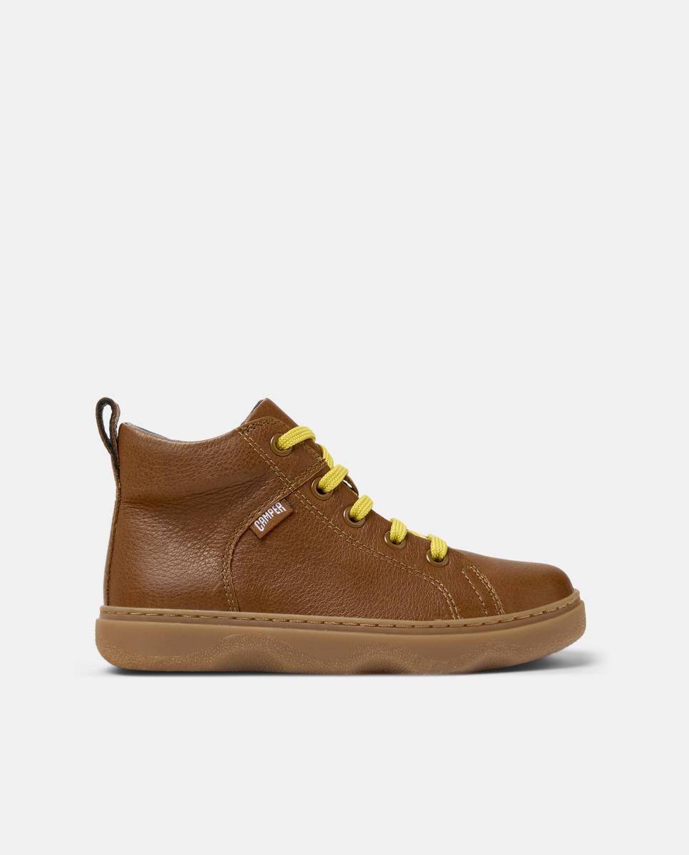 Zapatillas de piel de niño kiddo - Camper - Marrón Marrón-1