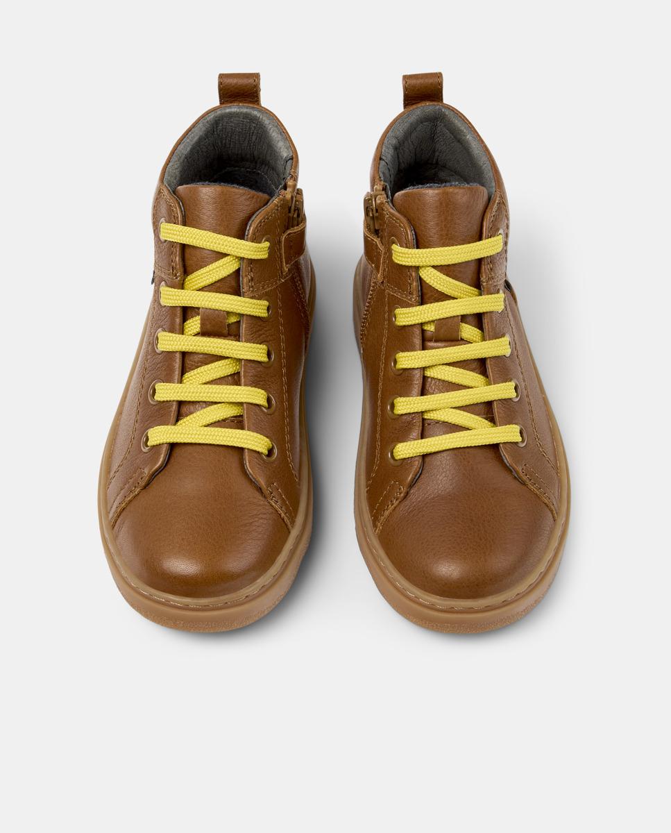 Zapatillas de piel de niño kiddo - Camper - Marrón Marrón-2