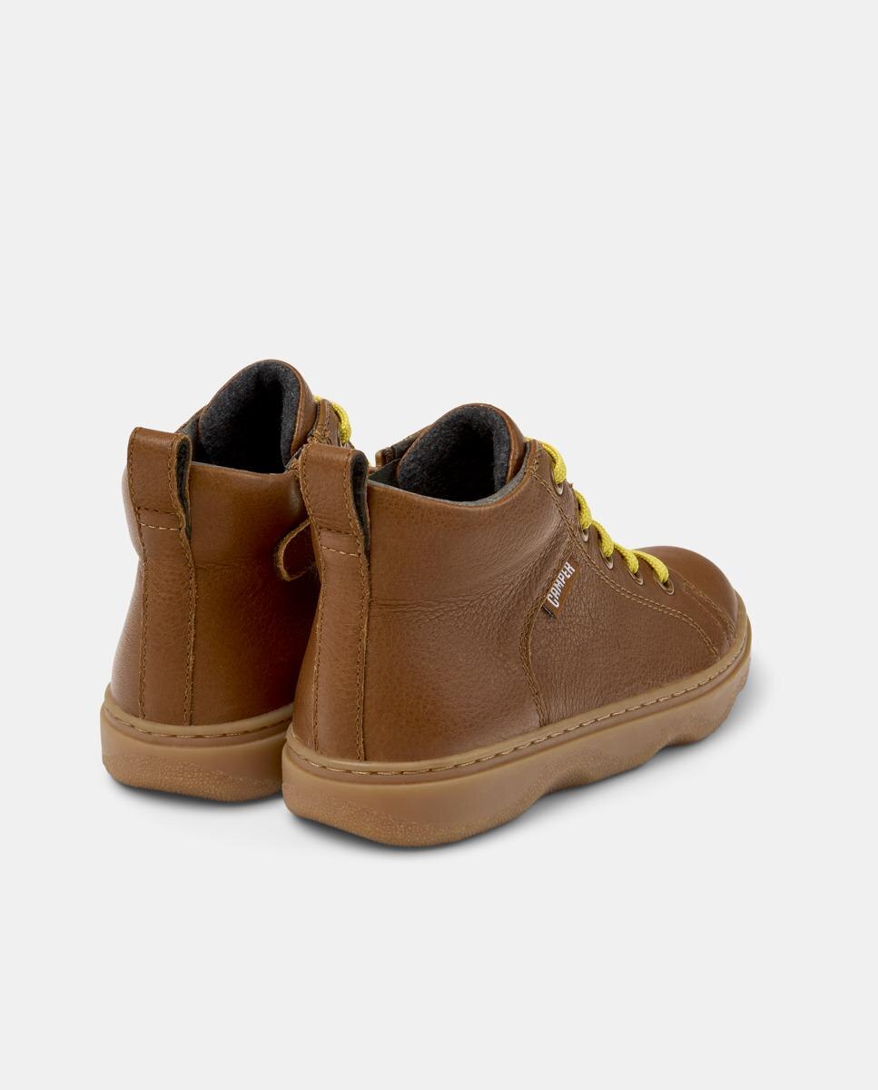 Zapatillas de piel de niño kiddo - Camper - Marrón Marrón-3