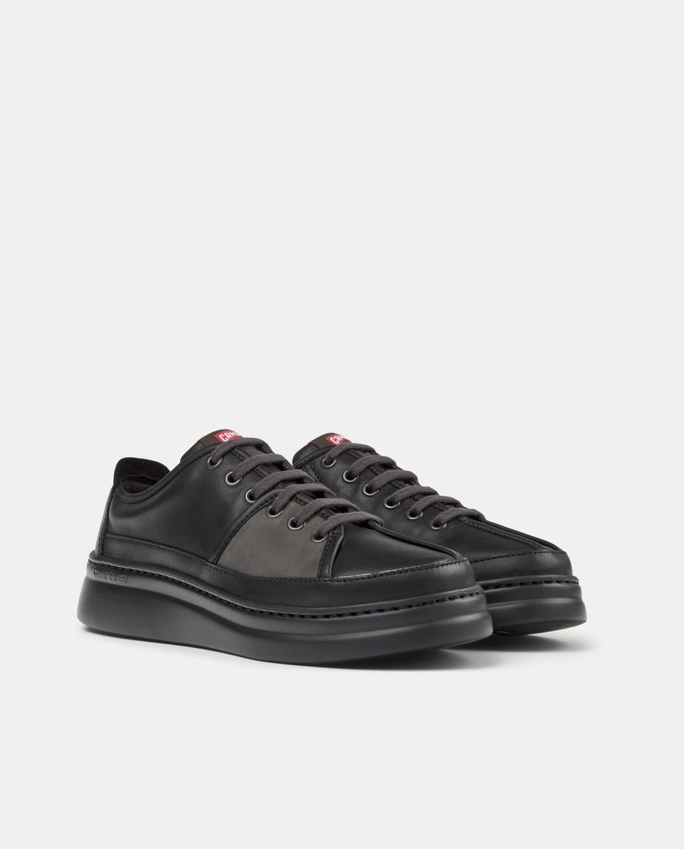 Zapatillas deportivas de mujer g3d runner up twins con cordones y puntera redonda - Camper - Negro Negro-5
