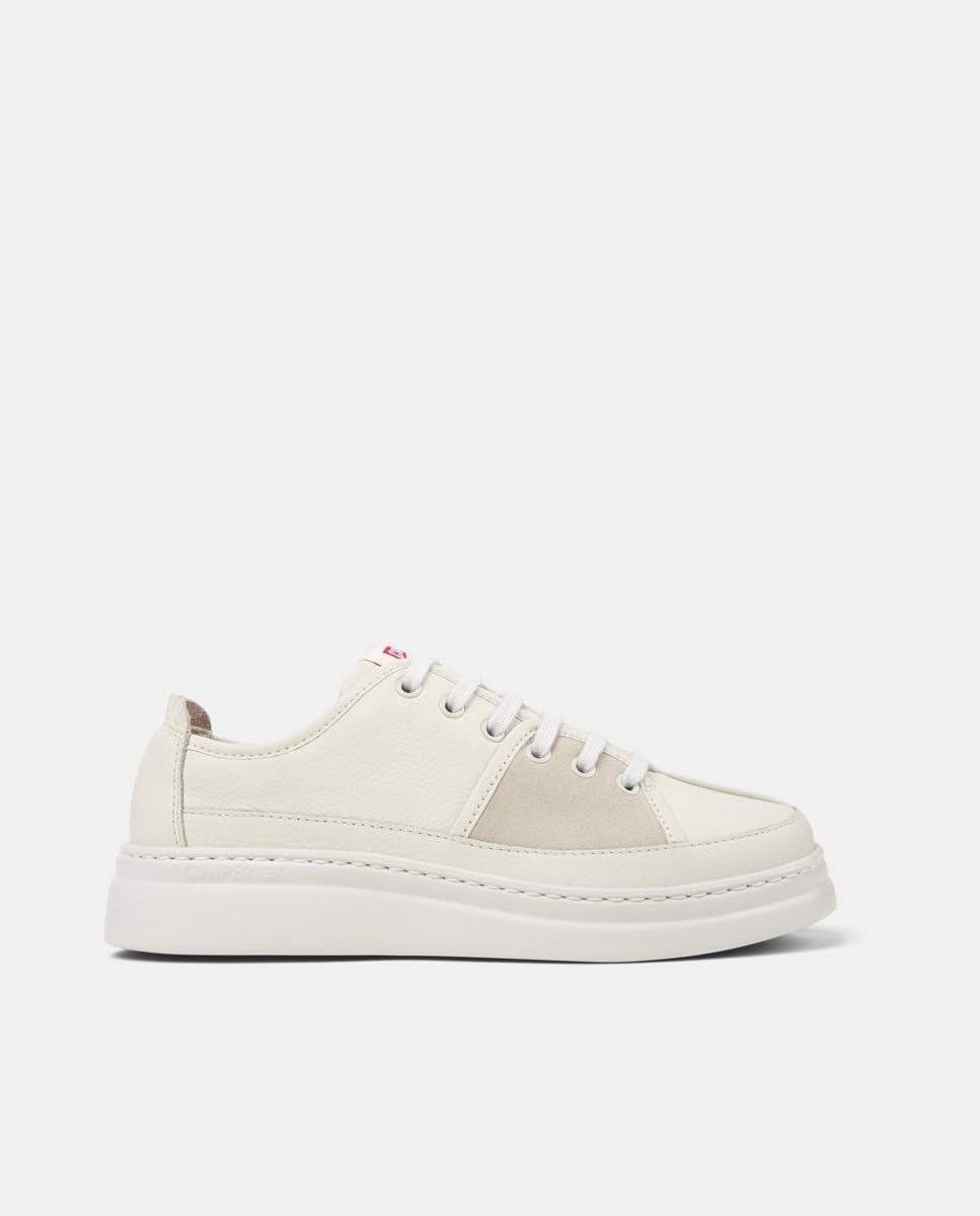 Zapatillas deportivas de mujer g3d runner up twins con cordones y puntera redonda - Camper - Blanco Blanco-1