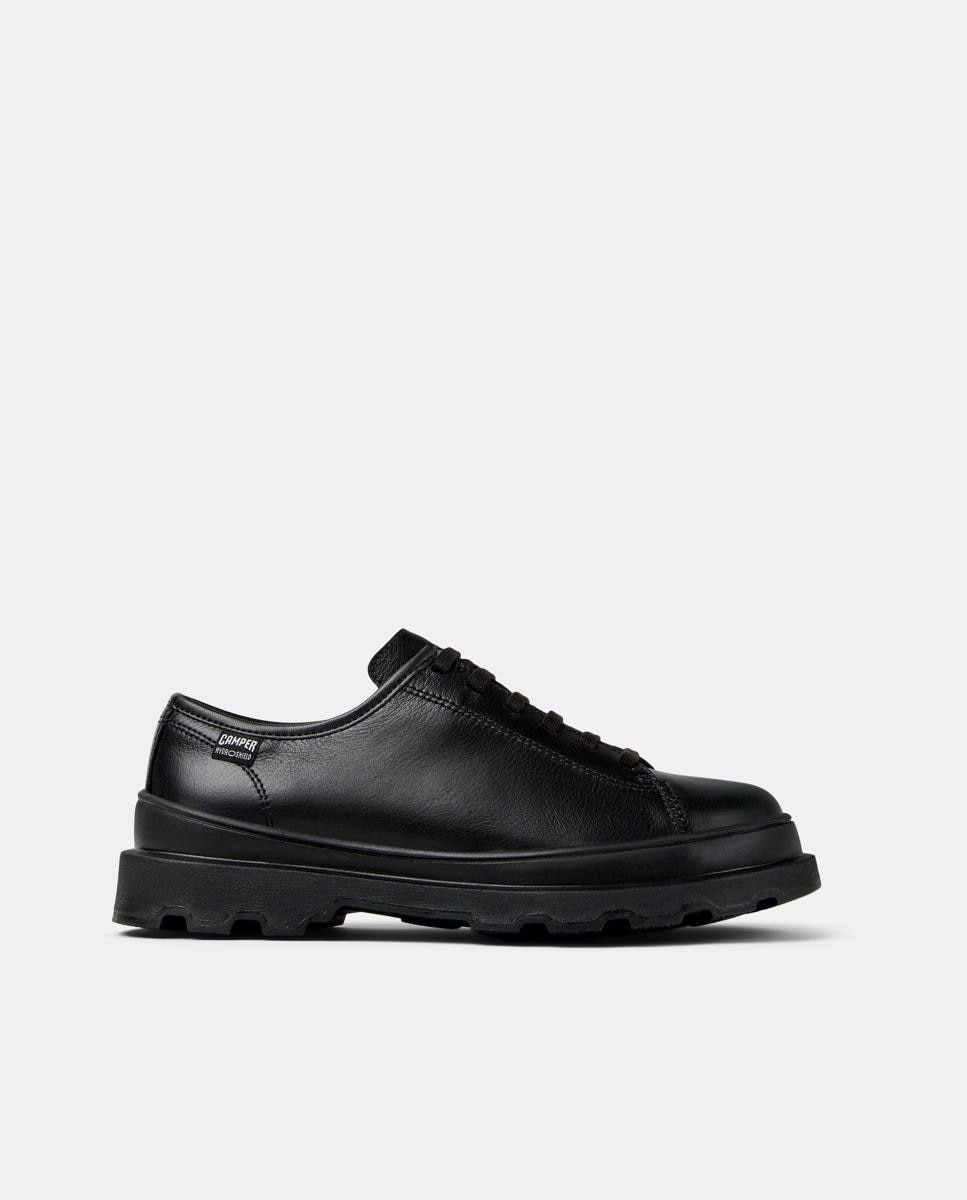 Zapatos de cordones de mujer de piel brutus+ - Camper - Negro Negro-1