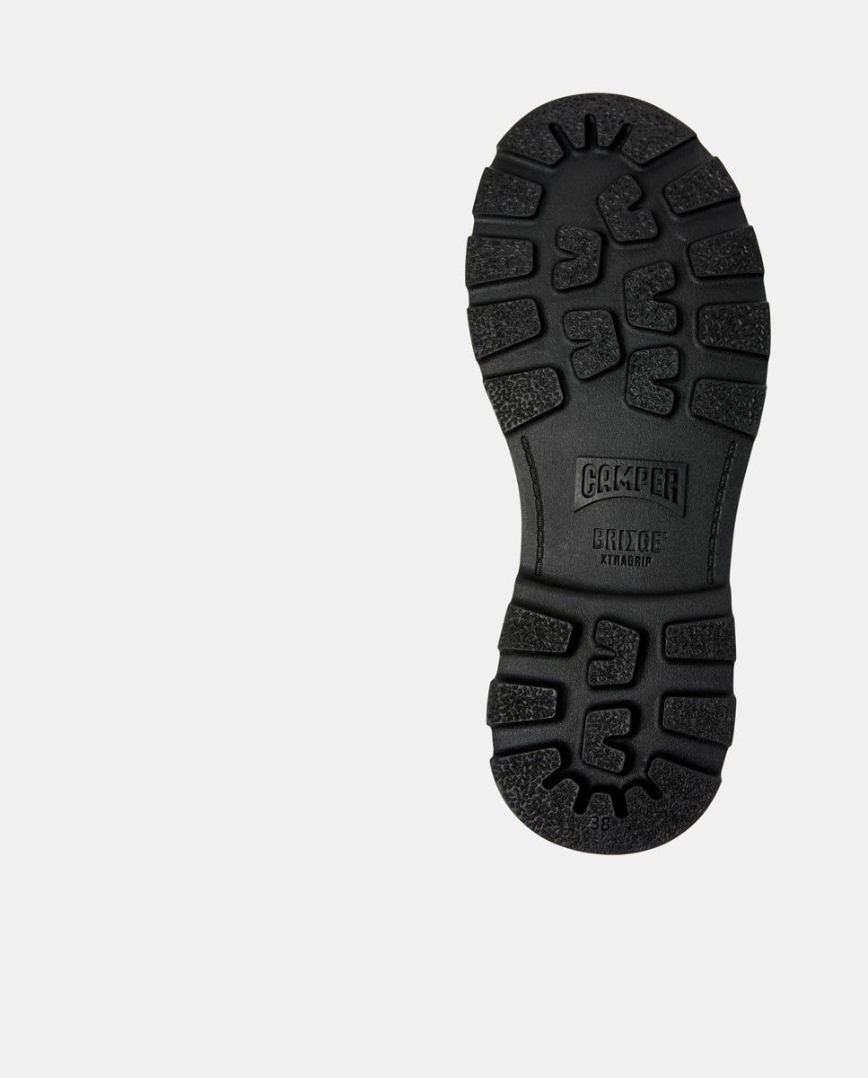 Zapatos de cordones de mujer de piel brutus+ - Camper - Negro Negro-4
