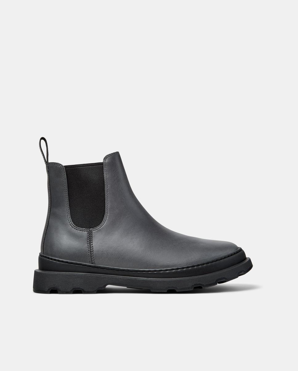Botines chelsea de hombre brutus+ de piel - Camper - Gris Gris-1