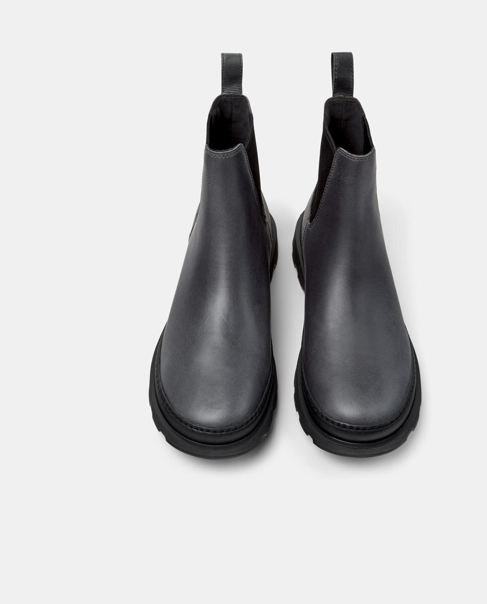 Botines chelsea de hombre brutus+ de piel - Camper - Gris Gris-3