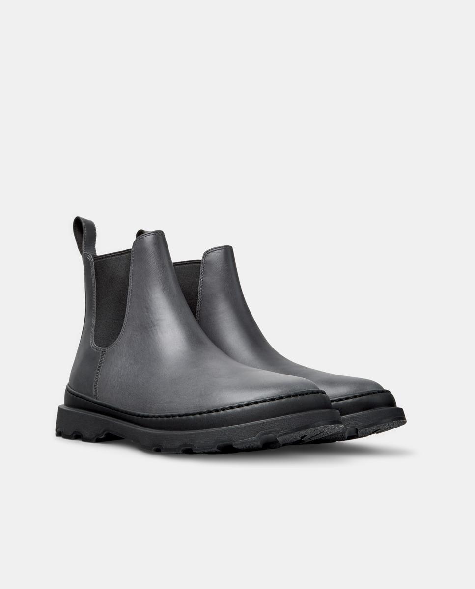 Botines chelsea de hombre brutus+ de piel - Camper - Gris Gris-5