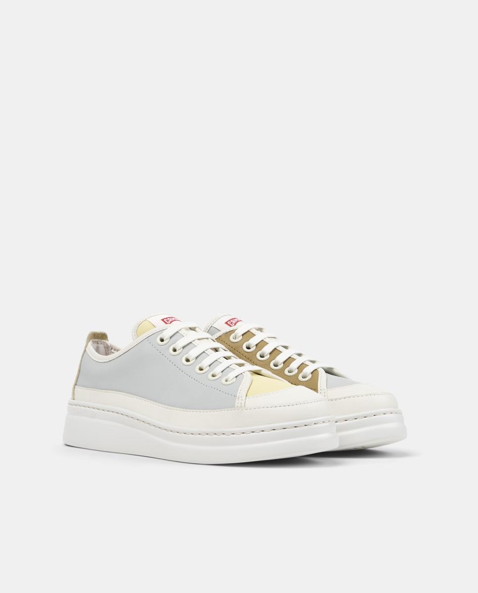 Zapatillas de mujer G3D Runner Up Twins de piel - Camper - Gris claro Gris claro-5
