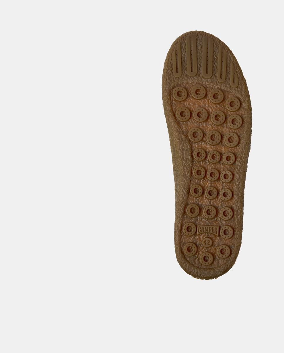 Botines de hombre de piel Peu Terreno con cordones - Camper - Granate Granate-4