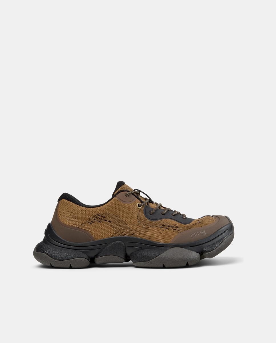 Zapatillas de hombre karst 2 con cordones - Camper - Marrón Marrón-1