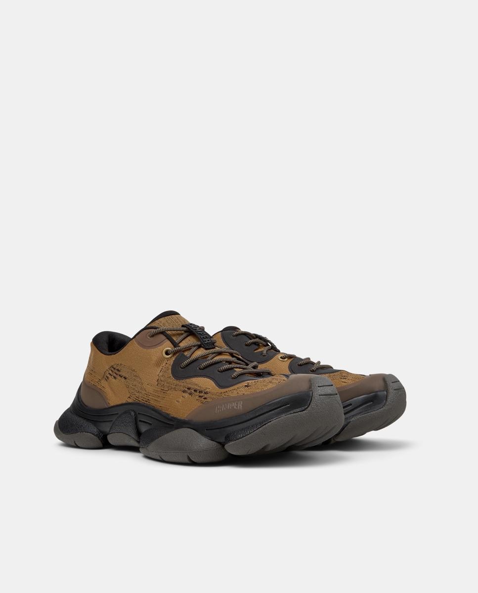 Zapatillas de hombre karst 2 con cordones - Camper - Marrón Marrón-5