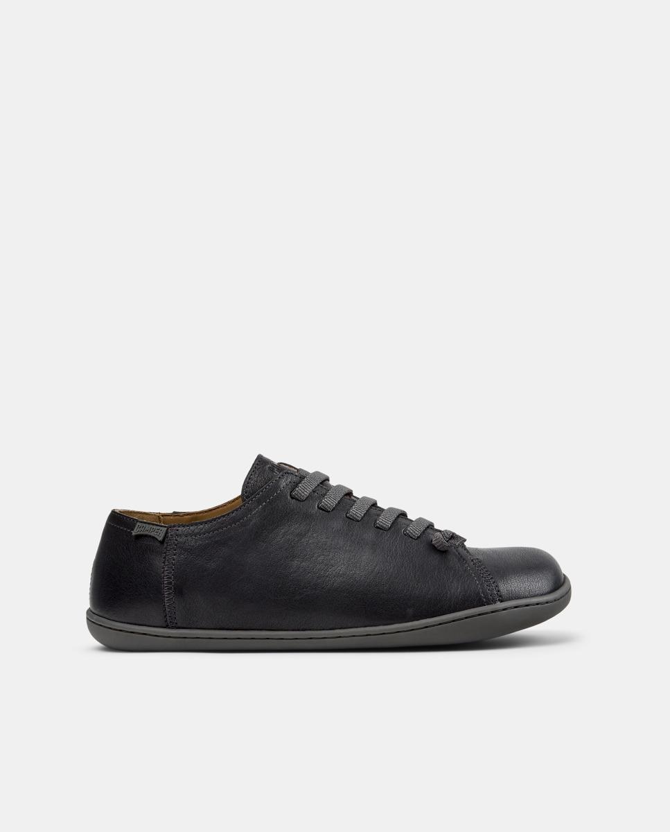 Zapatillas de piel de hombre peu cami - Camper - Negro Negro-1