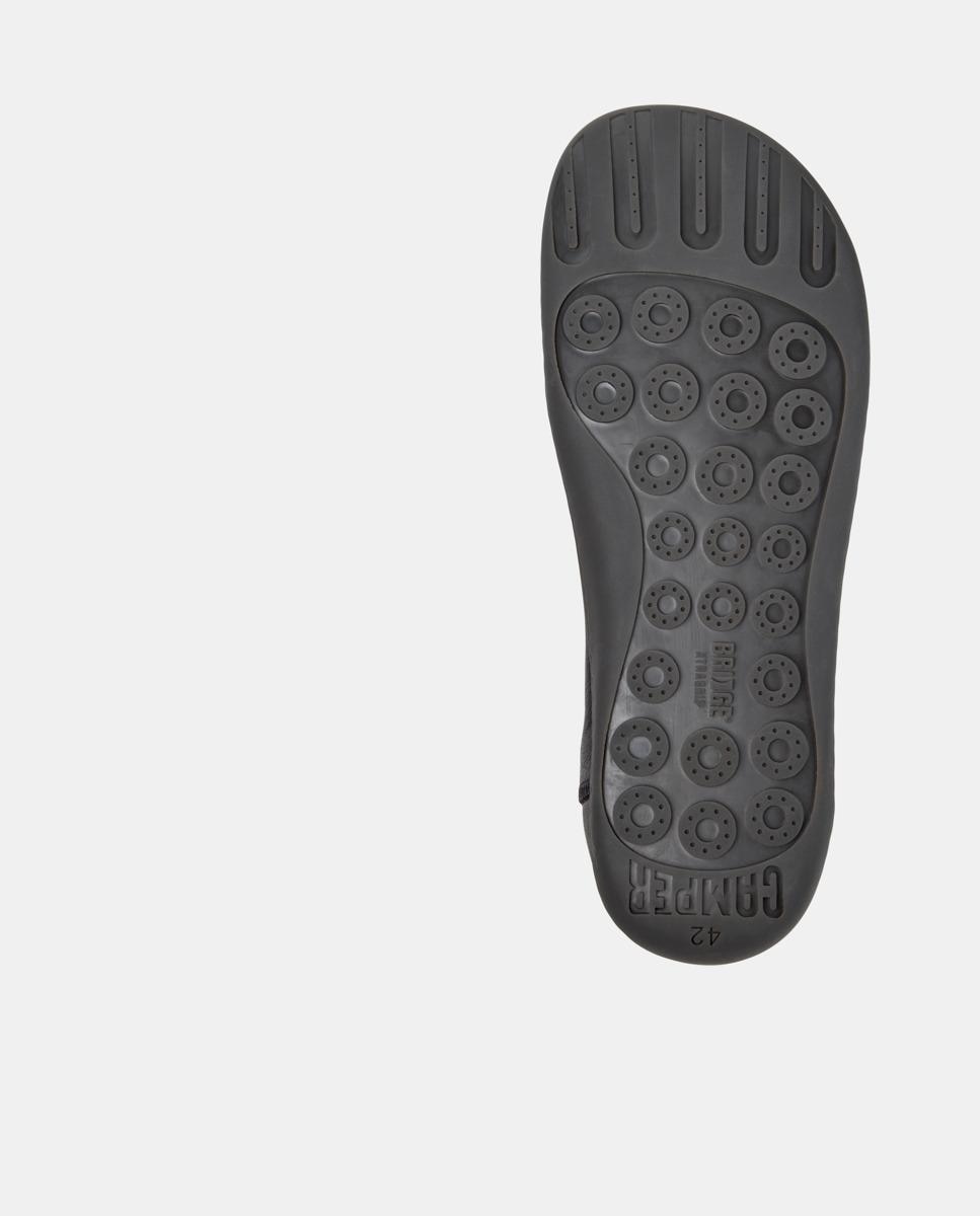 Zapatillas de piel de hombre peu cami - Camper - Negro Negro-4