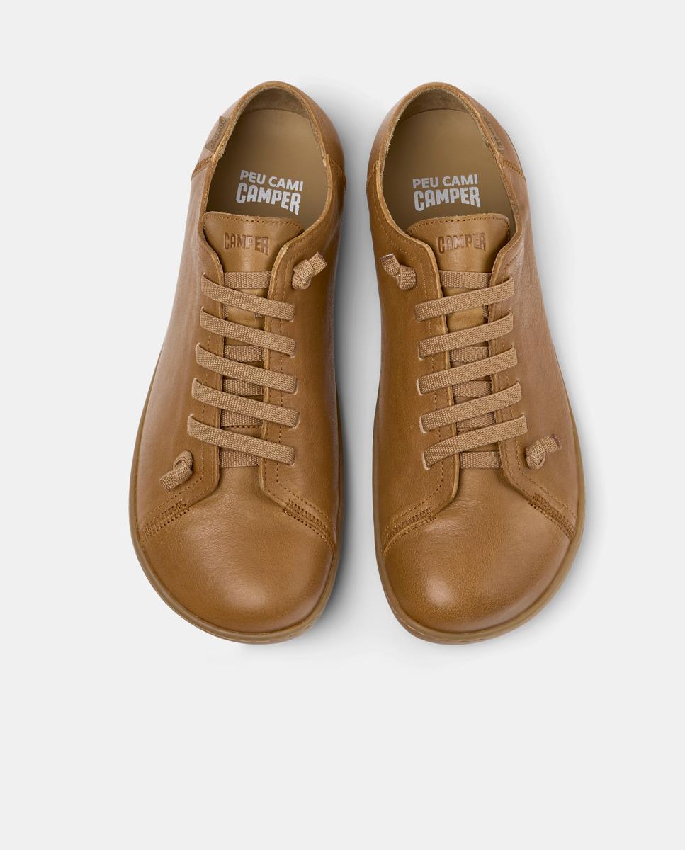 Zapatillas de piel de hombre peu cami - Camper - Camel Camel-3