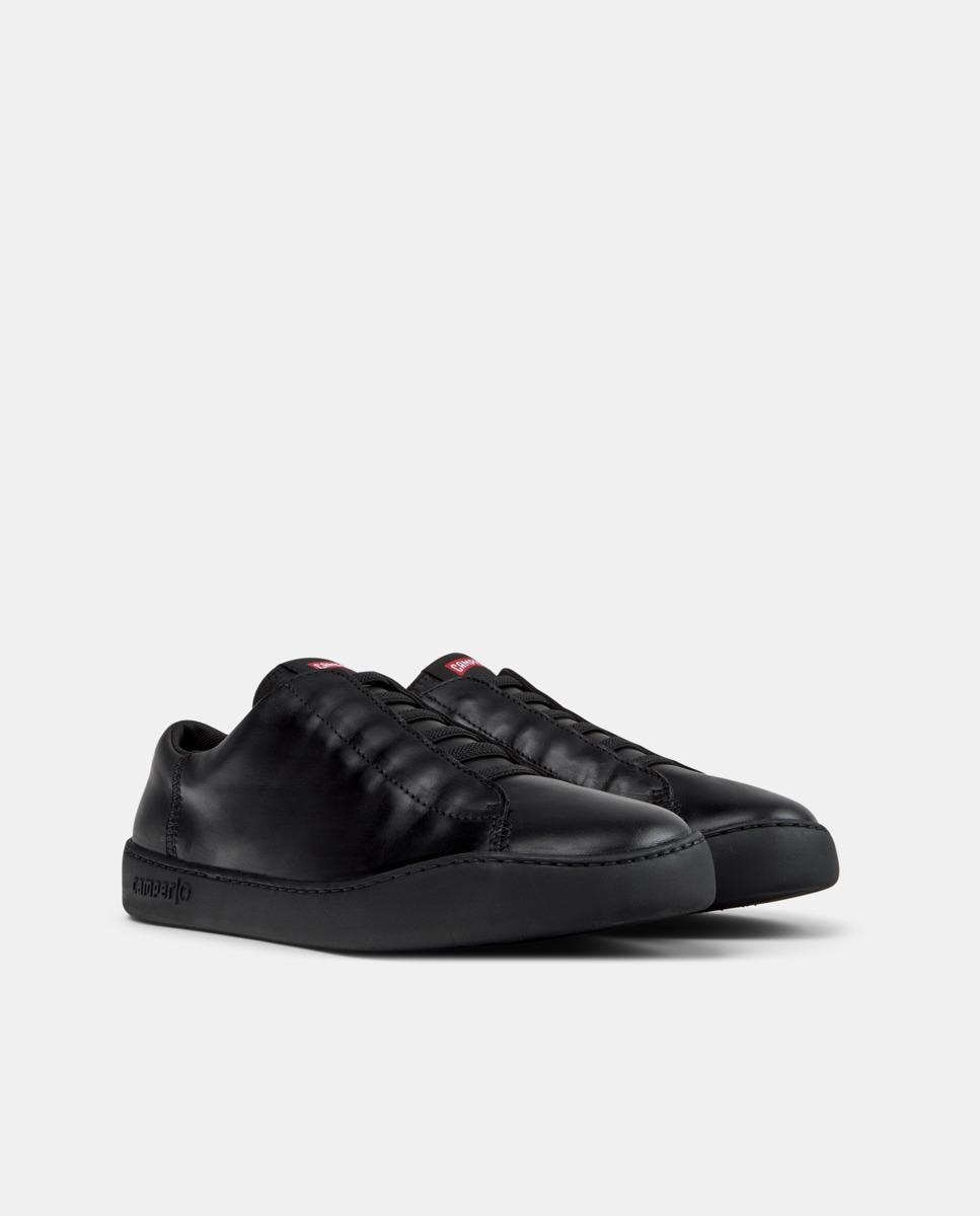 Zapatillas de vestir de hombre de piel peu touring - Camper - Negro Negro-5