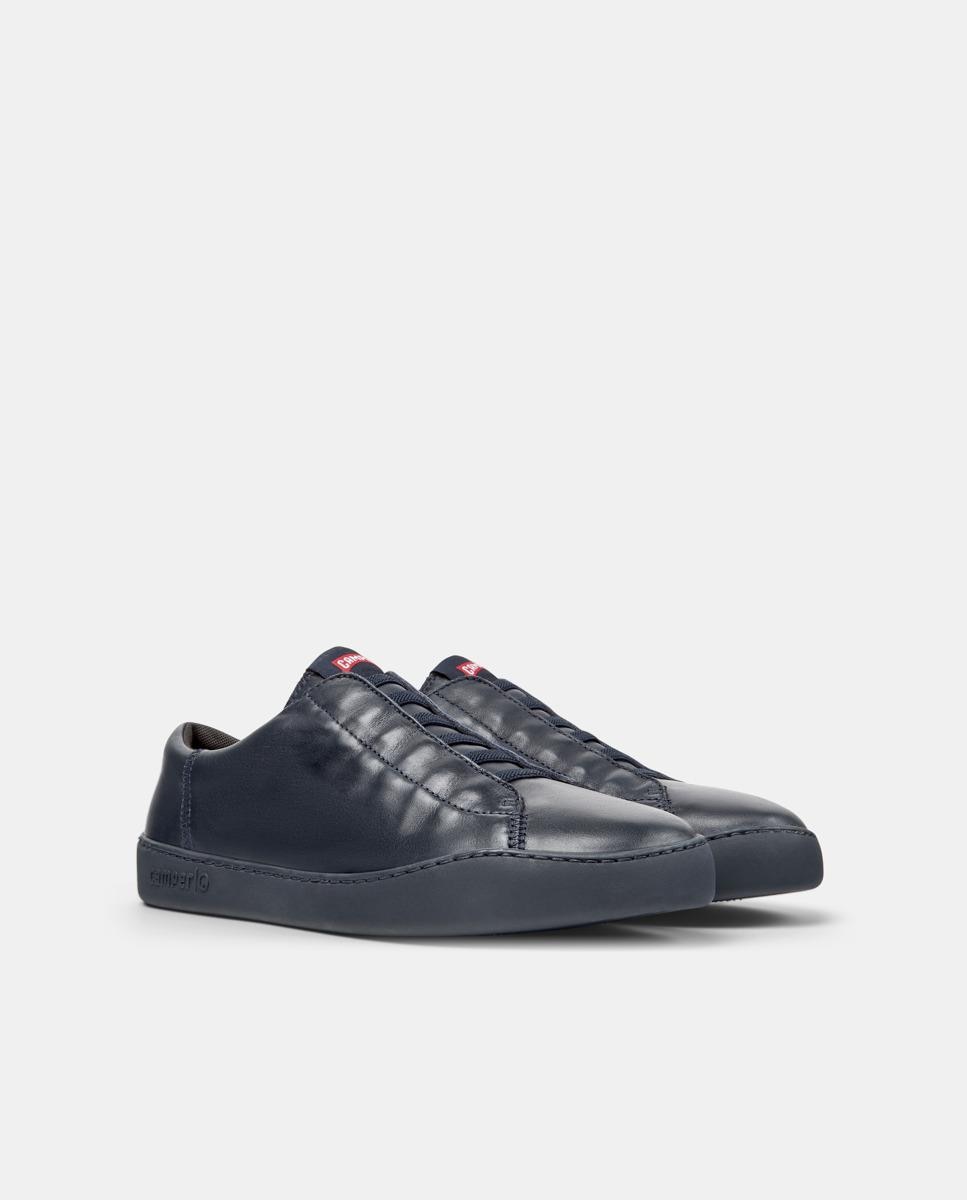Zapatillas de vestir de hombre de piel peu touring - Camper - Azul marino Azul marino-5