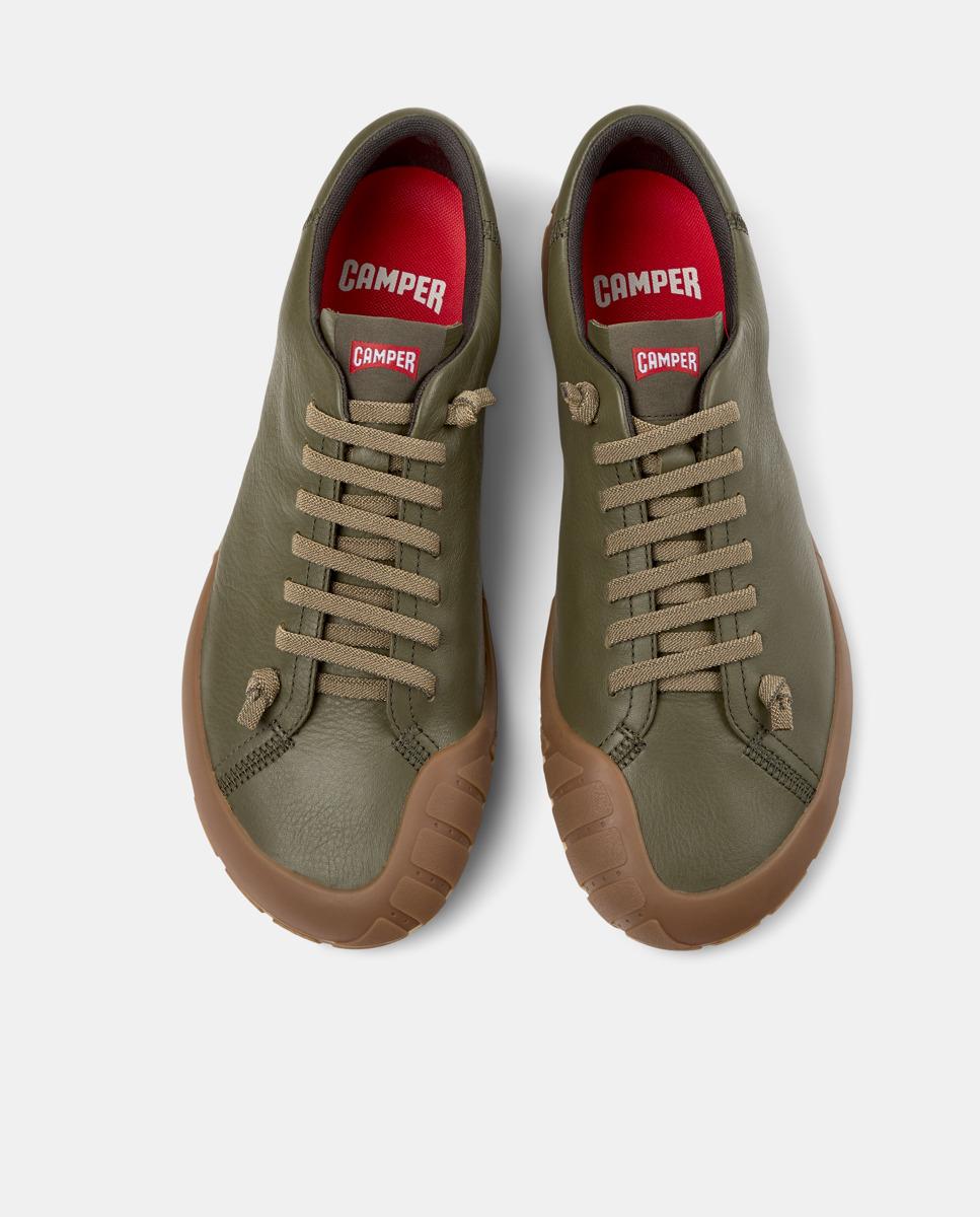 Zapatillas de vestir de hombre peu path+ - Camper - Verde militar Verde militar-3