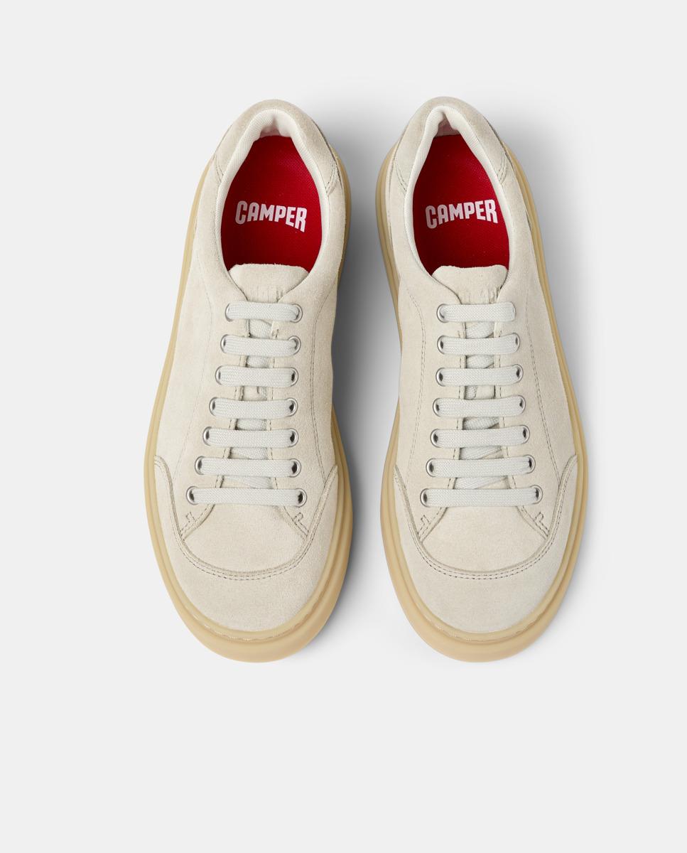 Imagen 2 de Zapatillas de vestir en piel de hombre runner twentyfive - Camper - Beige Beige