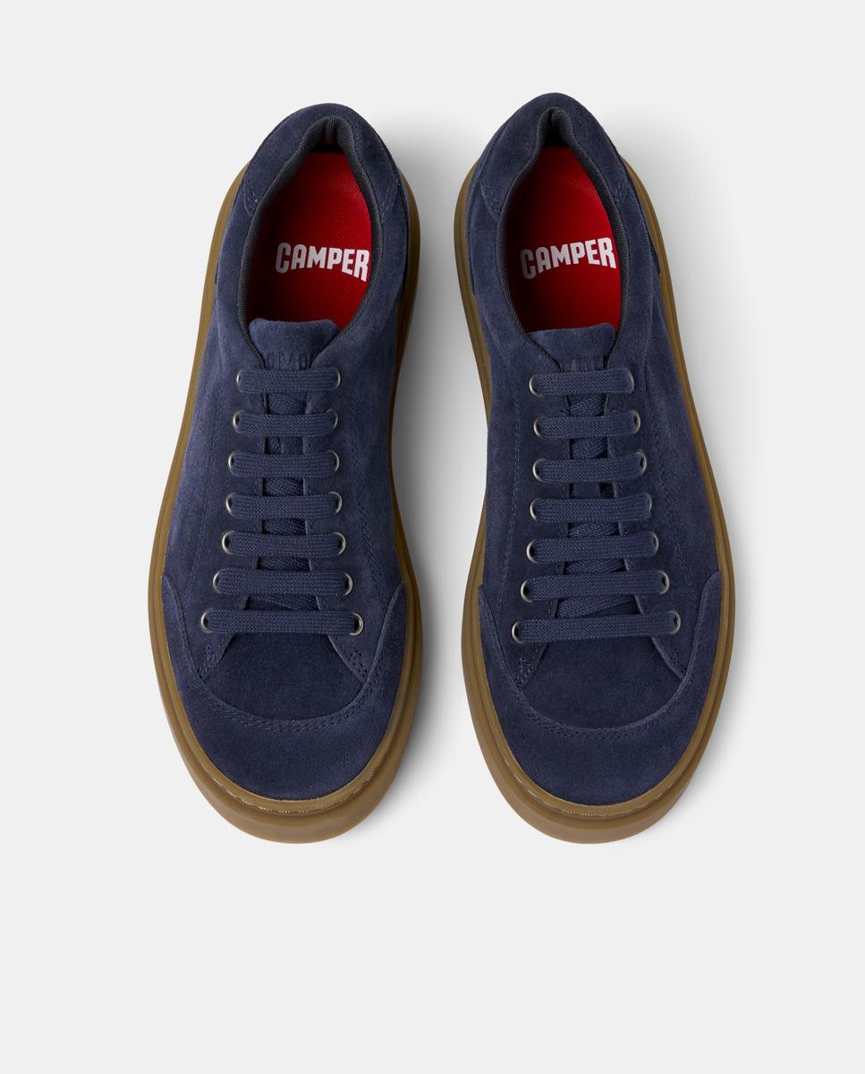 Zapatillas de vestir en piel de hombre runner twentyfive - Camper - Azul marino Azul marino-3