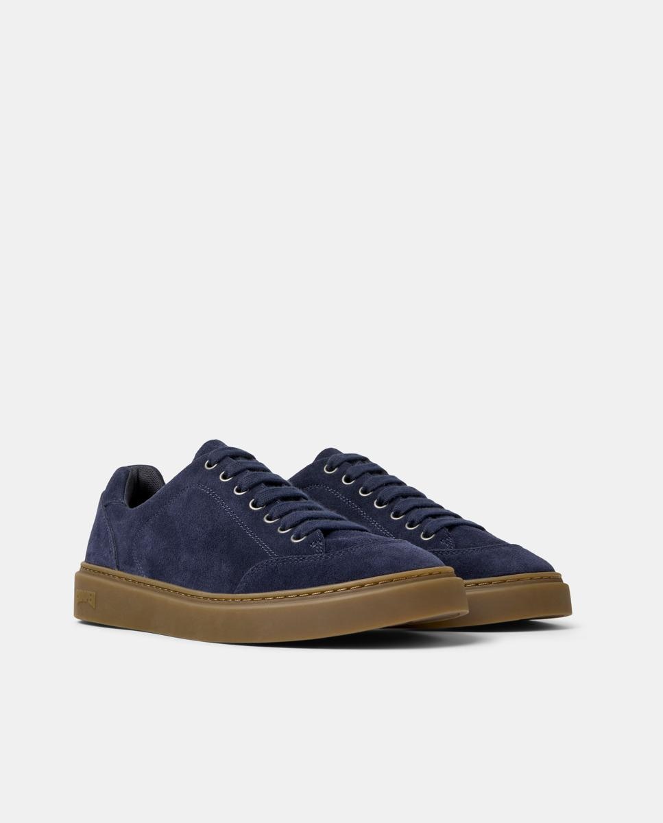 Zapatillas de vestir en piel de hombre runner twentyfive - Camper - Azul marino Azul marino-5
