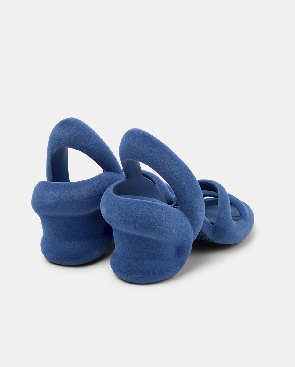 Sandalias de tacón de mujer kobarah abiertas - Camper - Azul Azul-2