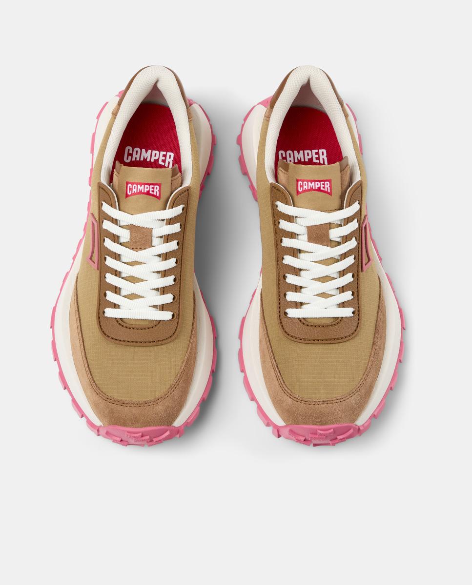 Zapatillas retro de mujer drift trail - Camper - Marrón Marrón-3