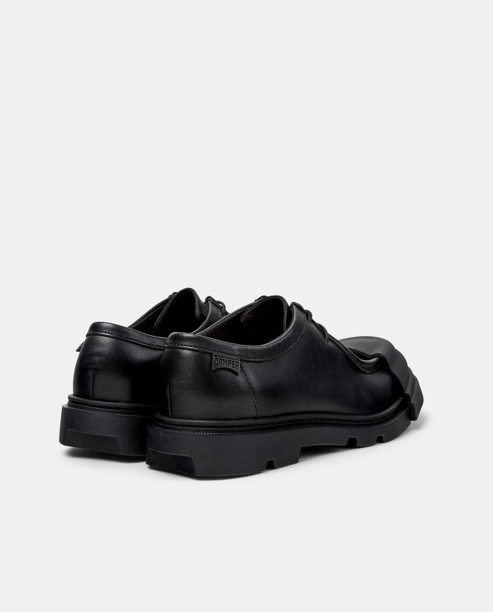 Mocasines planos de mujer junction en piel - Camper - Negro Negro-2