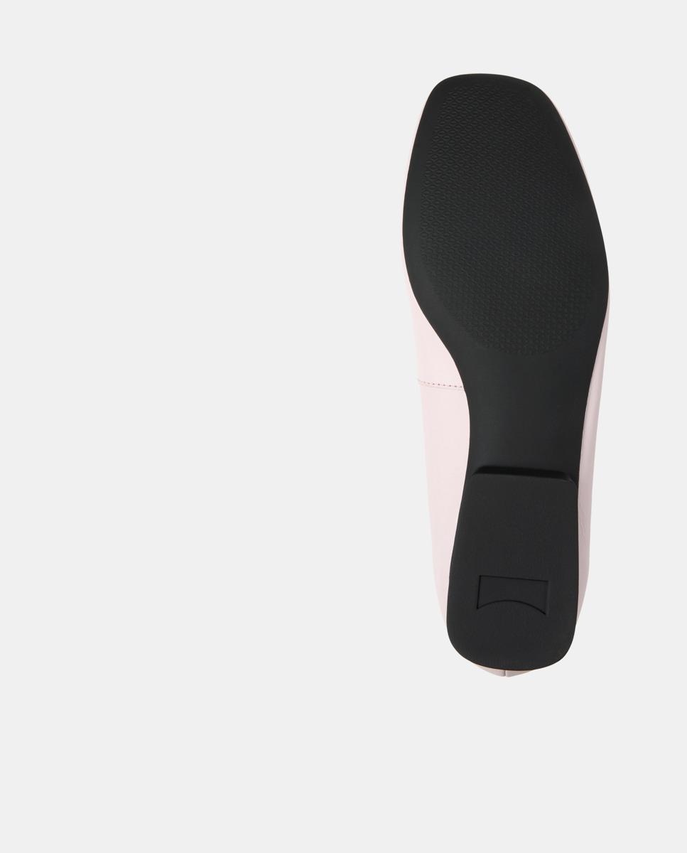 Merceditas planas de mujer casi myra de piel - Camper - Rosa claro Rosa claro-4