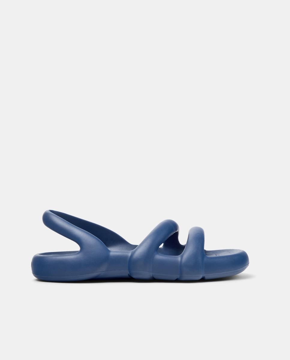 Sandalias planas de mujer kobarah flat abiertas - Camper - Azul Azul-1