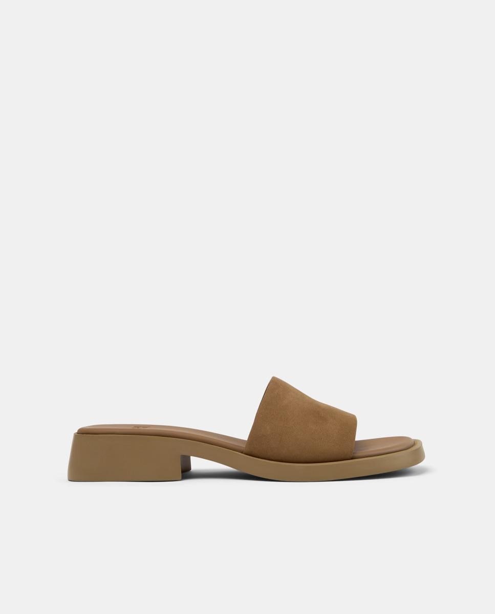 Sandalias de mujer Dana de piel - Camper - Marrón claro Marrón claro-1