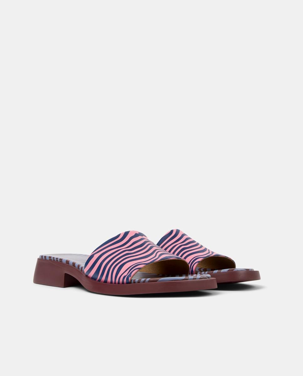 Sandalias de mujer Dana de piel - Camper - Azul royal Azul royal-5