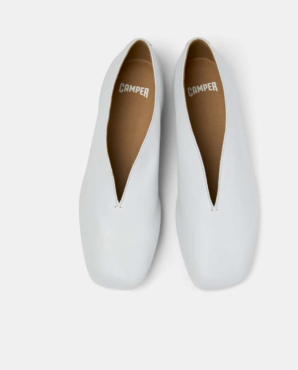 Bailarinas planas de mujer de piel casi myra - Camper - Gris Gris-3