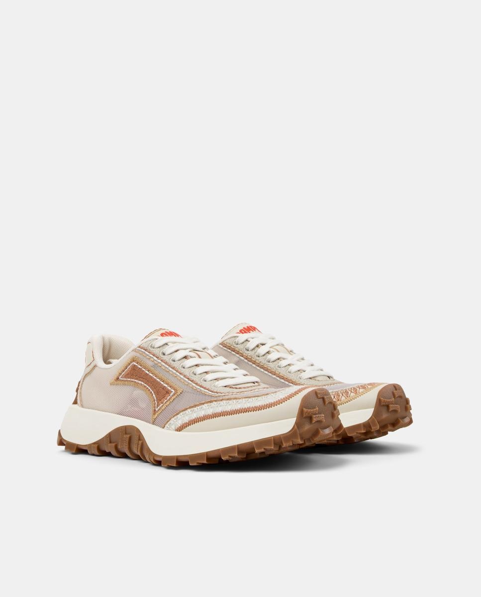 Zapatillas deportivas de mujer con cordones drift trail twins - Camper - Beige/Marrón Beige/Marrón-5