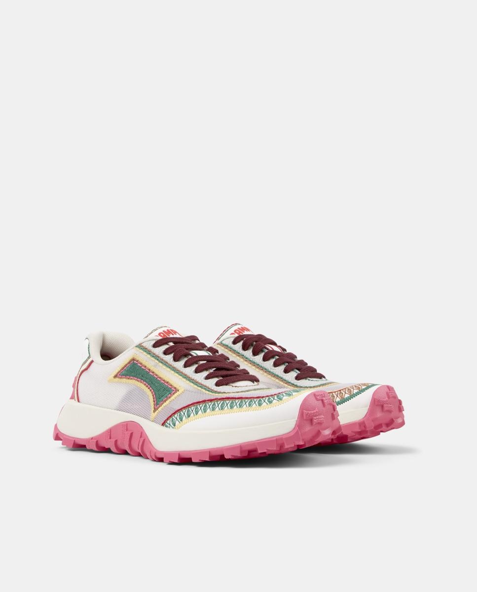 Zapatillas de mujer Drift Trail Twins - Camper - Blanco / Rosa Blanco / Rosa-2