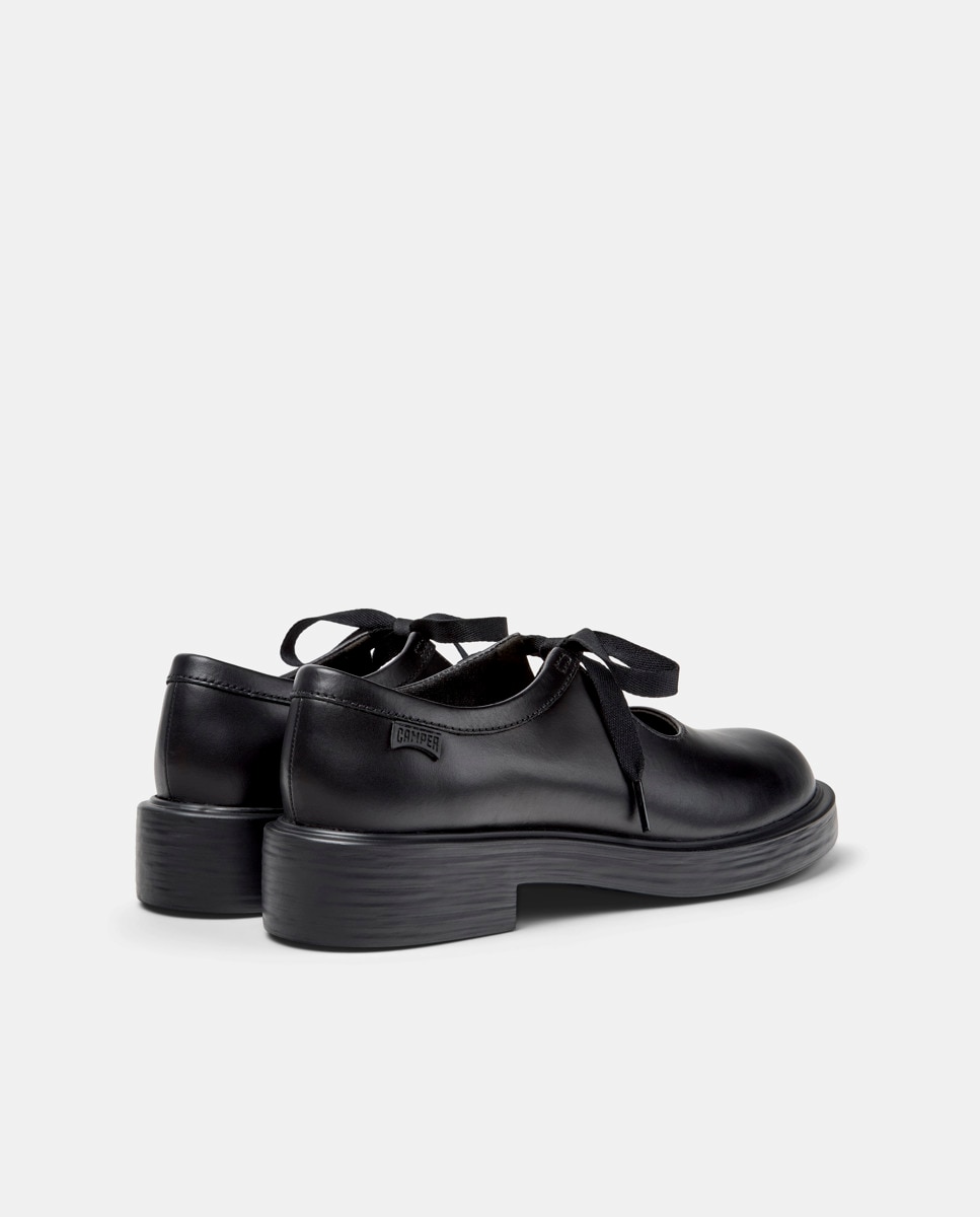 Bailarinas de tacón de mujer de piel dean - Camper - Negro Negro-4