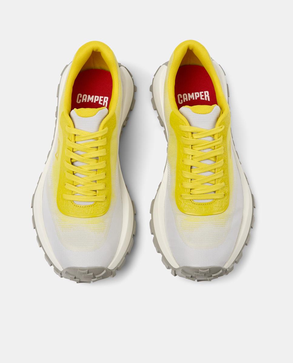 Zapatillas de mujer drift trail - Camper - Gris / Amarillo Gris / Amarillo-3