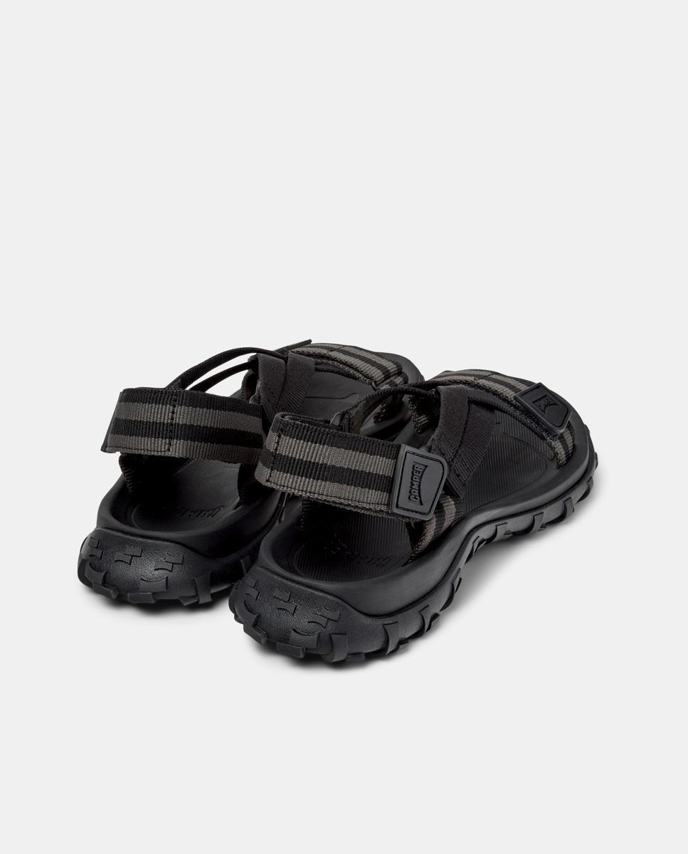 Sandalias planas de mujer drift trail sandal cierre adherente - Camper - Negro Negro-2