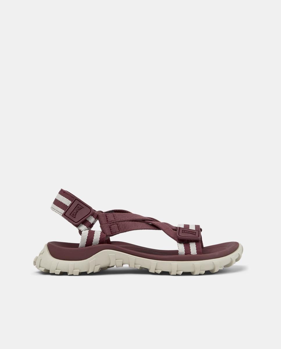 Sandalias planas de mujer drift trail sandal cierre adherente - Camper - Burdeos Burdeos-1