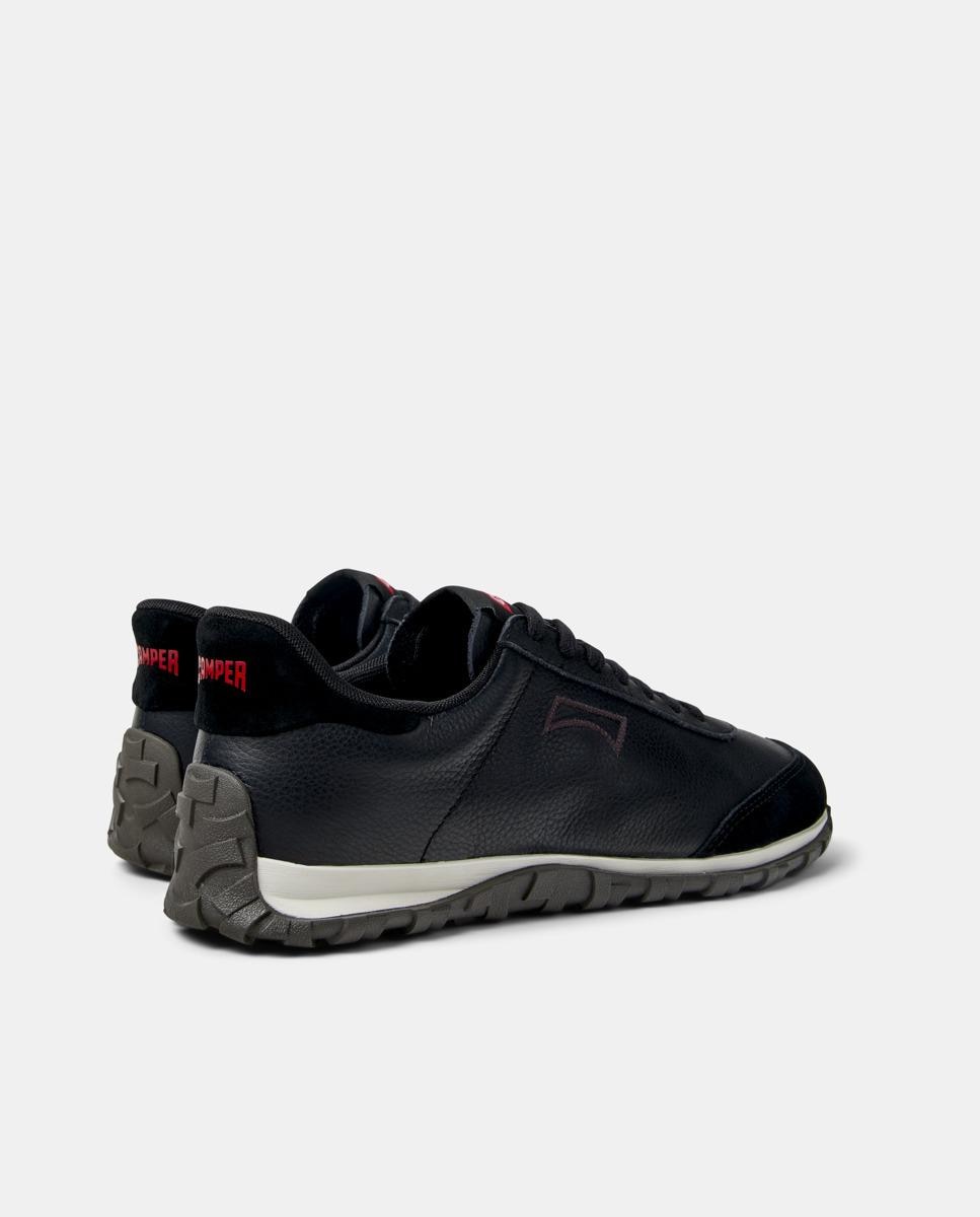 Imagen 2 de Zapatillas de mujer drift walk de piel - Camper - Negro Negro