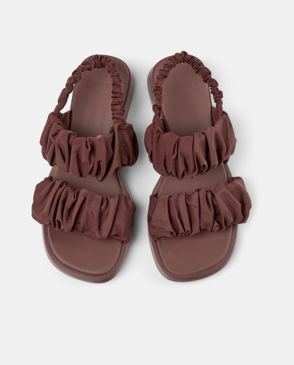 Sandalias de tacón de mujer dana cierre elástico - Camper - Burdeos Burdeos-4