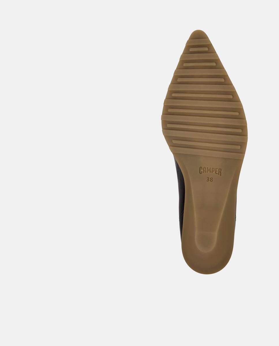Zapatos de cordones de mujer Anita de piel - Camper - Negro Negro-3
