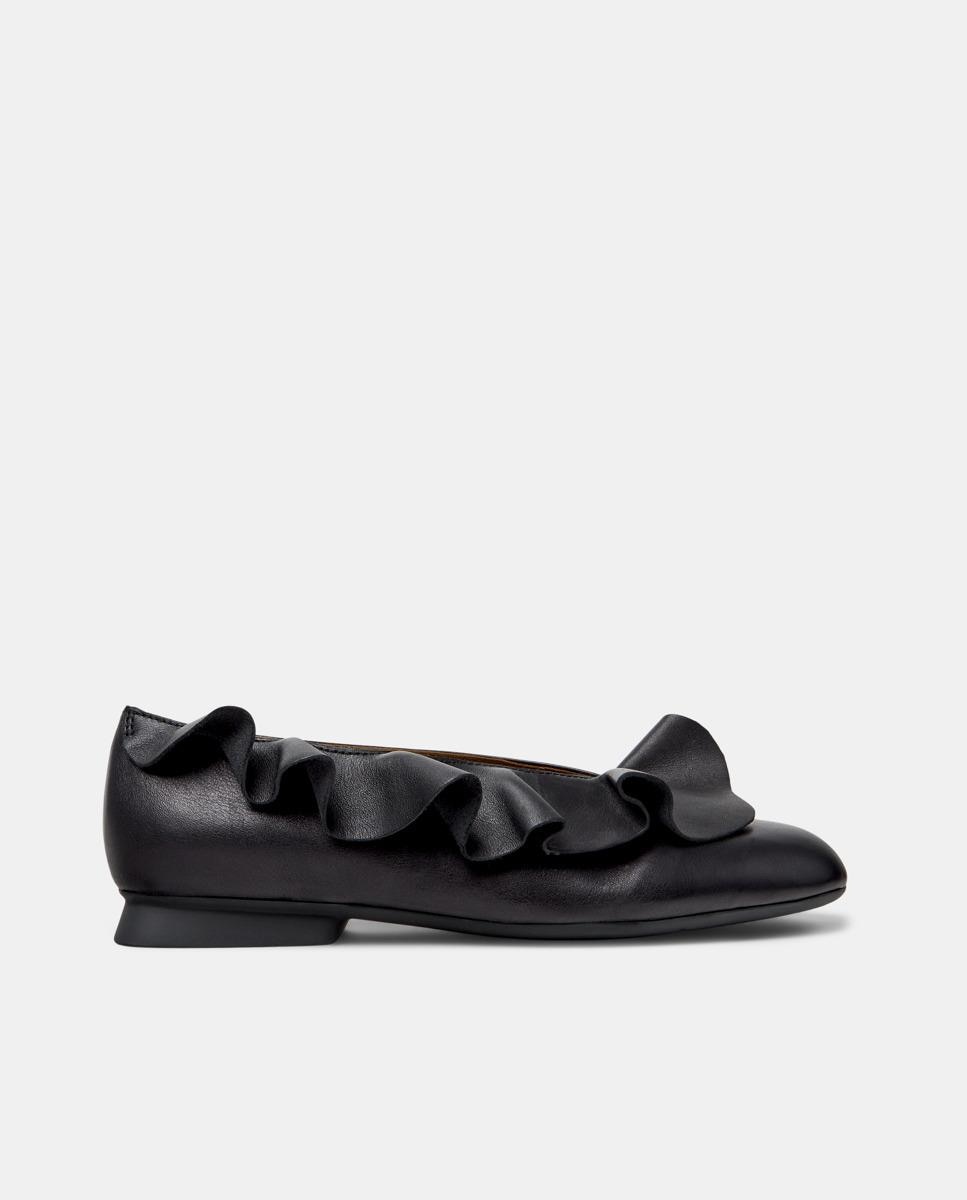 Bailarinas planas de piel de mujer Casi Myra - Camper - Negro Negro-1