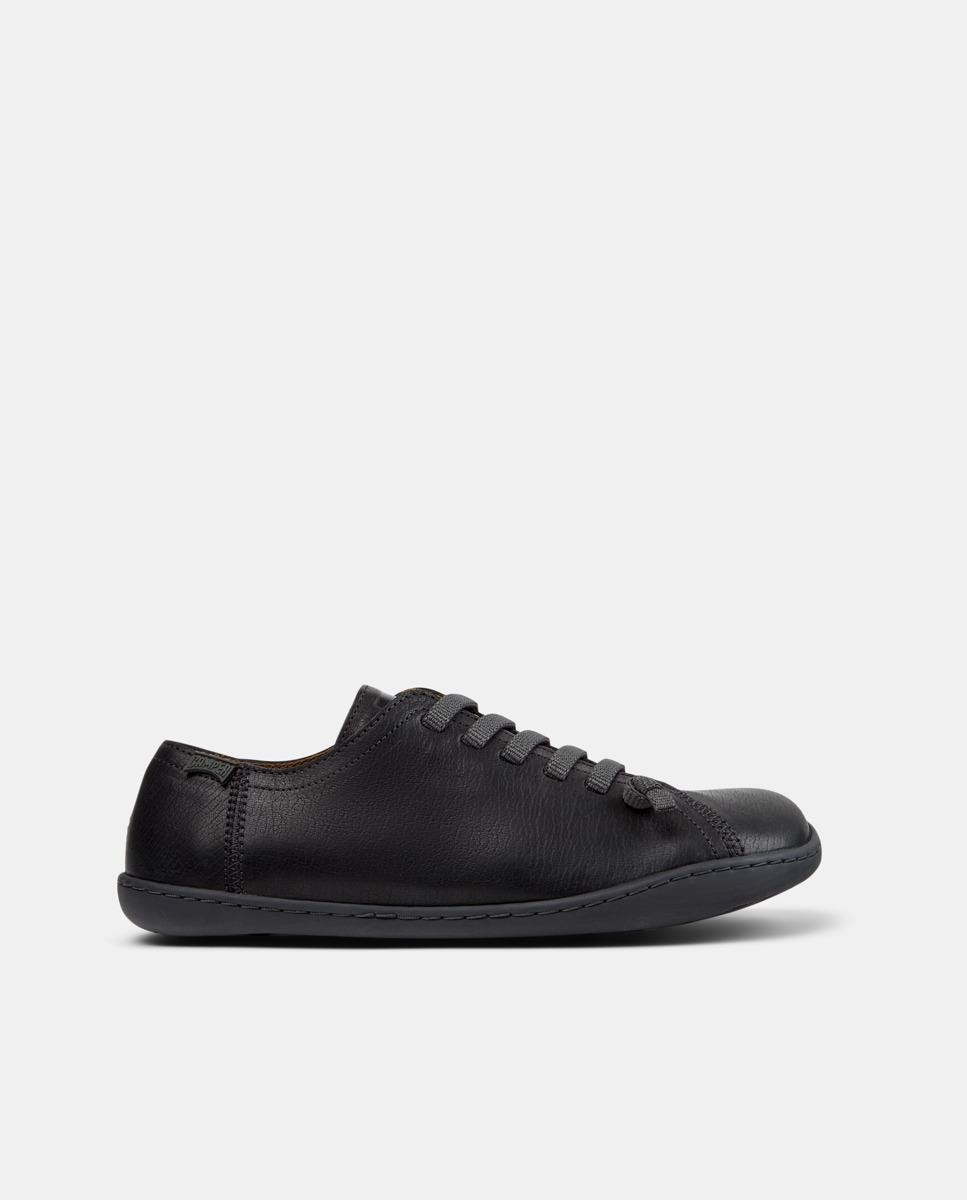 Zapatillas de mujer peu cami de piel - Camper - Negro Negro-1