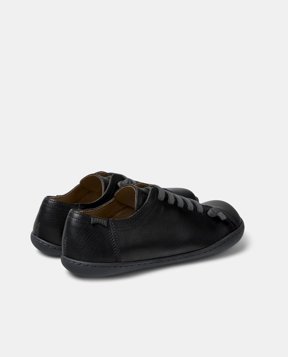 Zapatillas de mujer peu cami de piel - Camper - Negro Negro-2