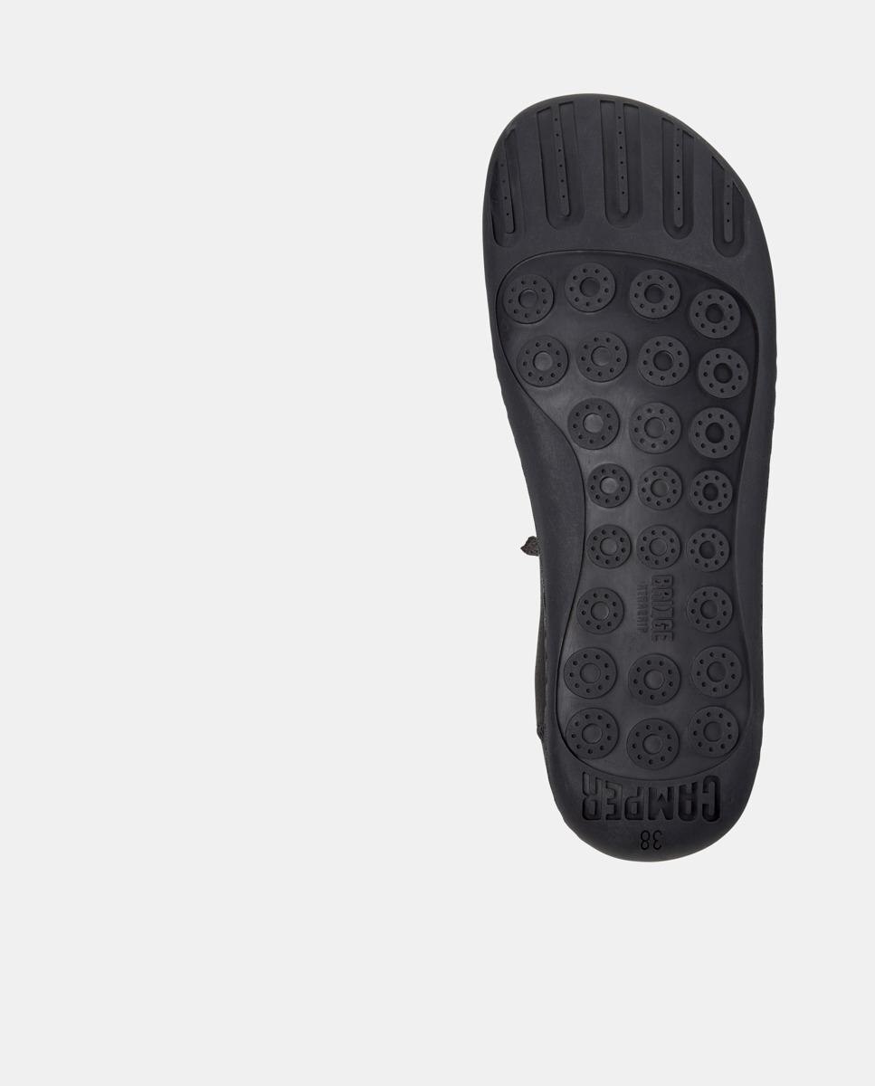 Zapatillas de mujer peu cami de piel - Camper - Negro Negro-4