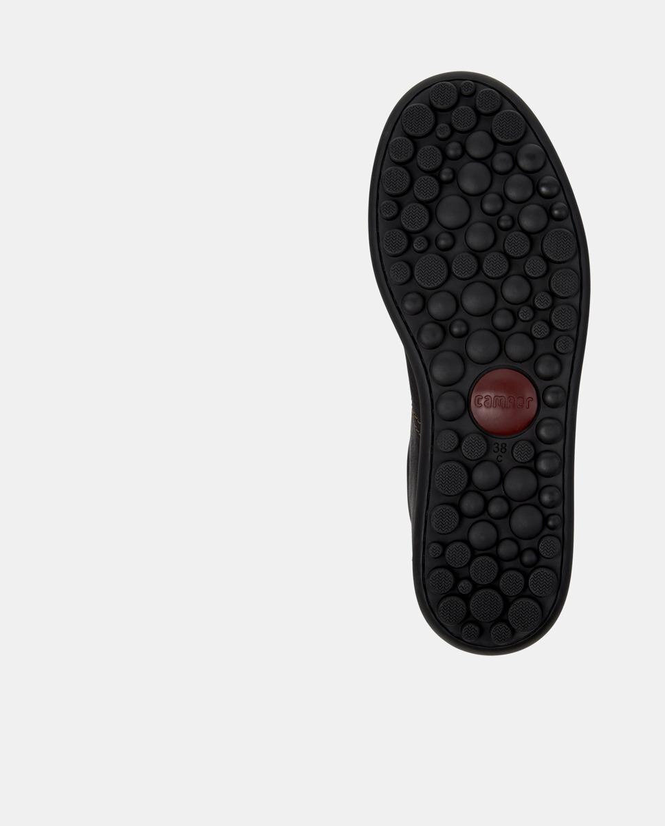 Zapatillas de mujer pelotas ariel hella twins de piel - Camper - Negro Negro-4