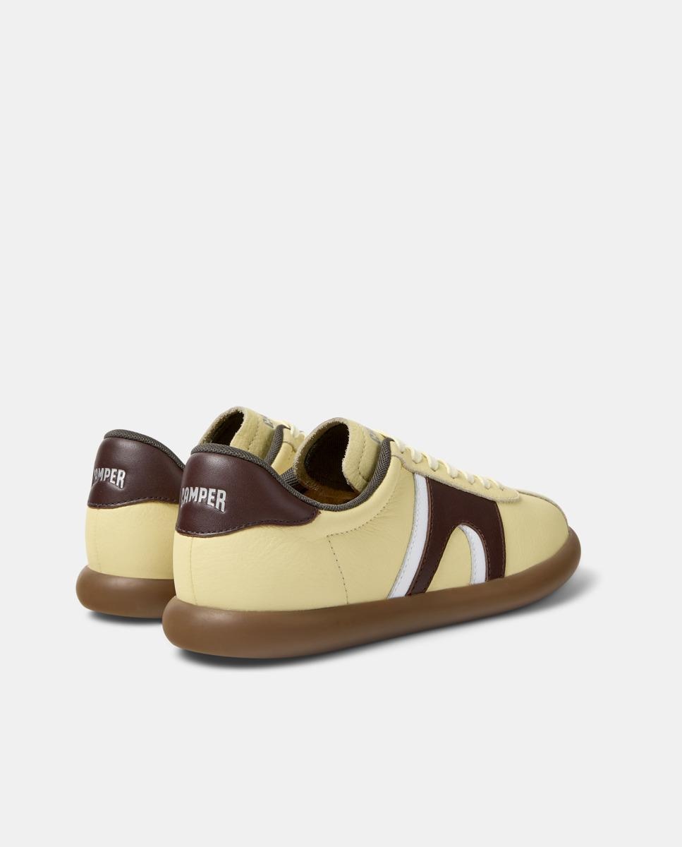 Zapatillas de mujer pelotas soller de piel - Camper - Crema Crema-2